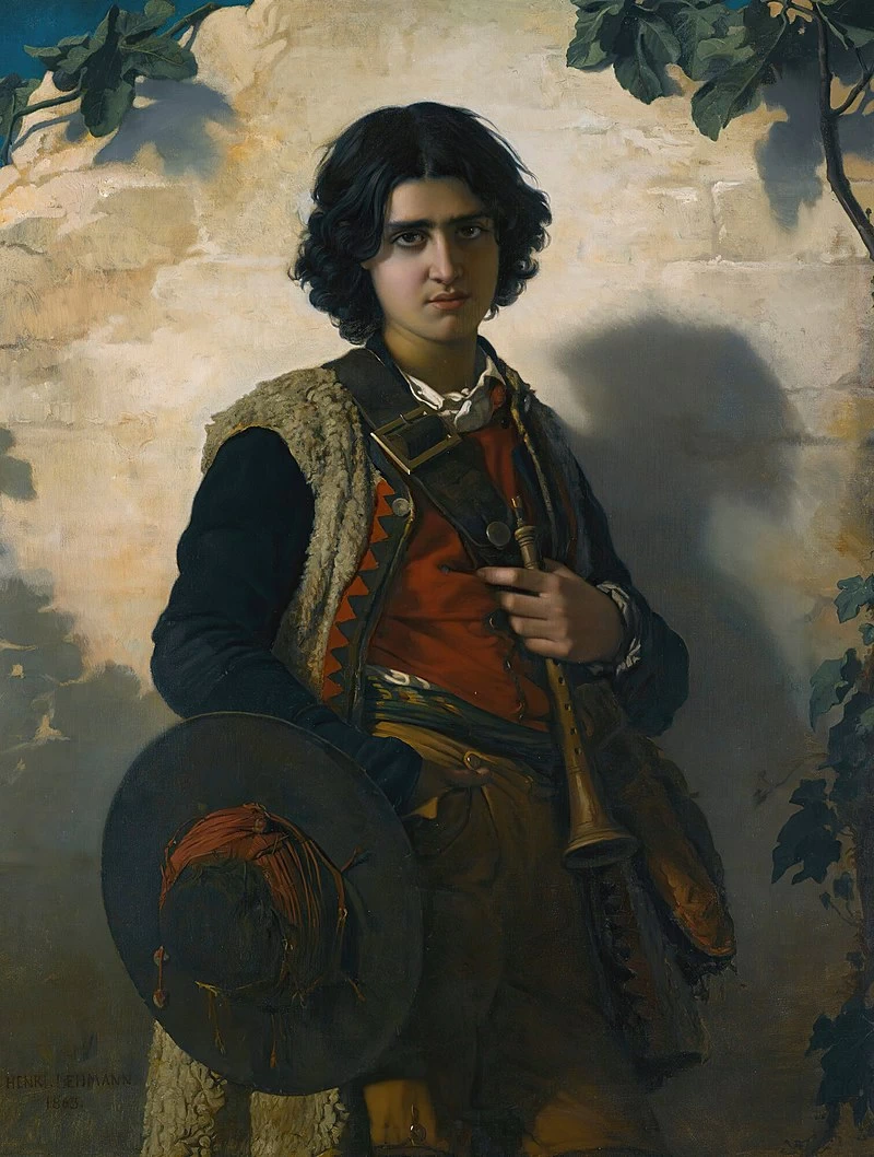 Il pifferaio ciociaro, 1863